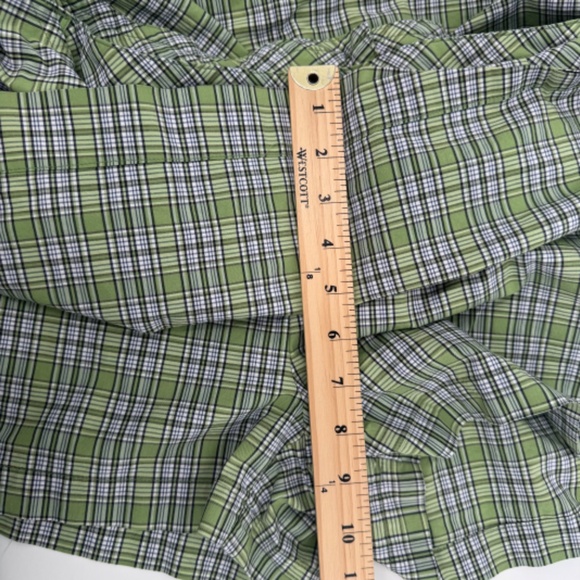 Lole Skort Women 8 Green Plaid Pleated Stretch Tennis Preppy Golf Quick Dry - Picture 15 of 15